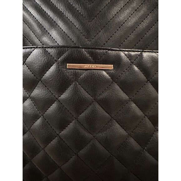 ALDO\'s Women Black Leather Backpack main image 12